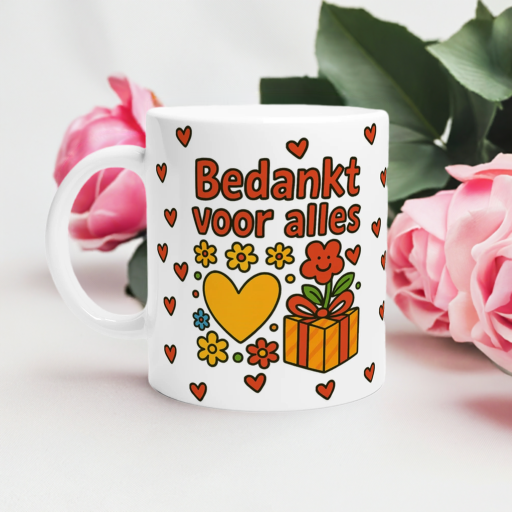 Bedankt voor alles Mok – Origineel bedank cadeau